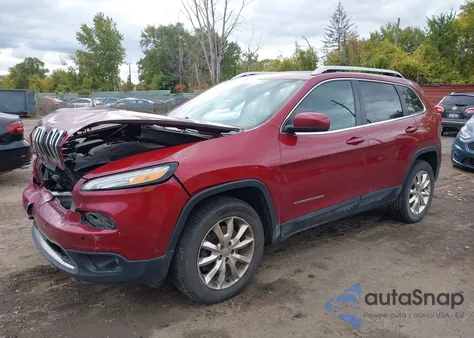 2014 Jeep Cherokee Limited from USA, damaged, VIN 1C4PJMDS3EW175555